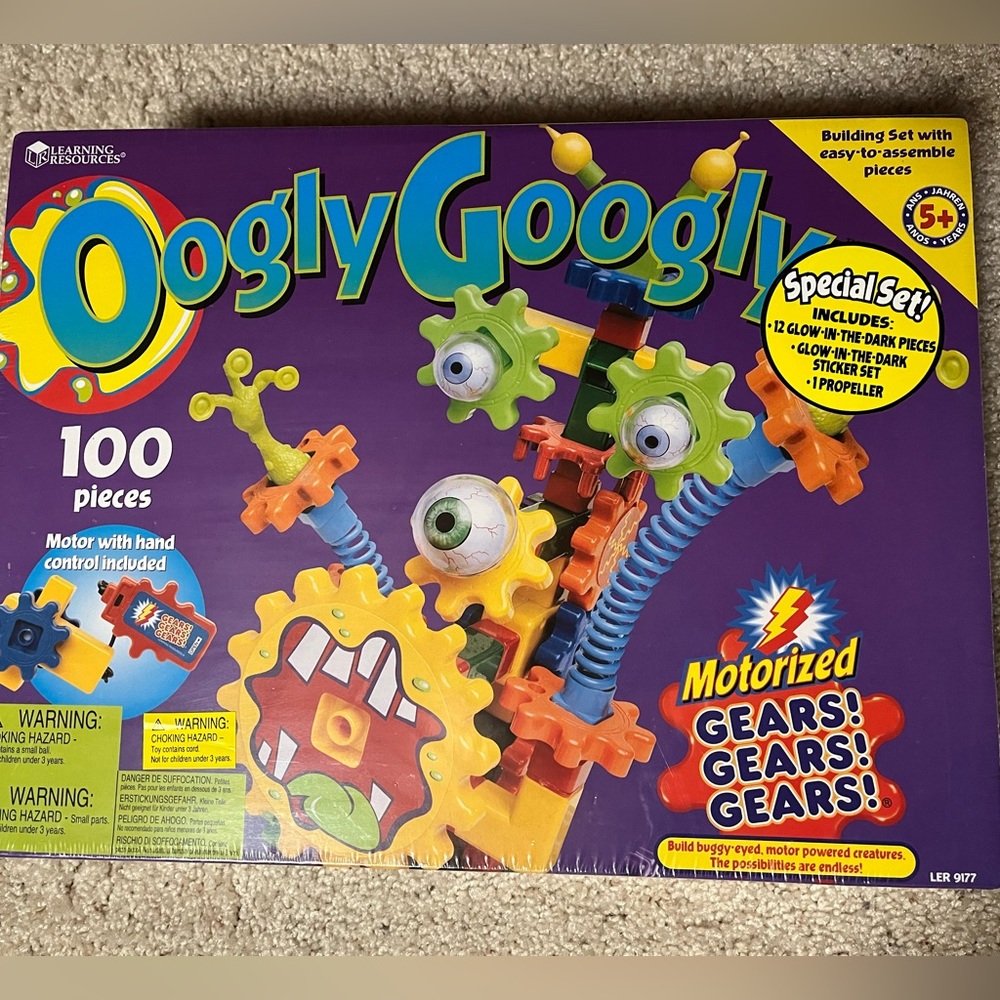 New Oogly Google Motorized Building Gears